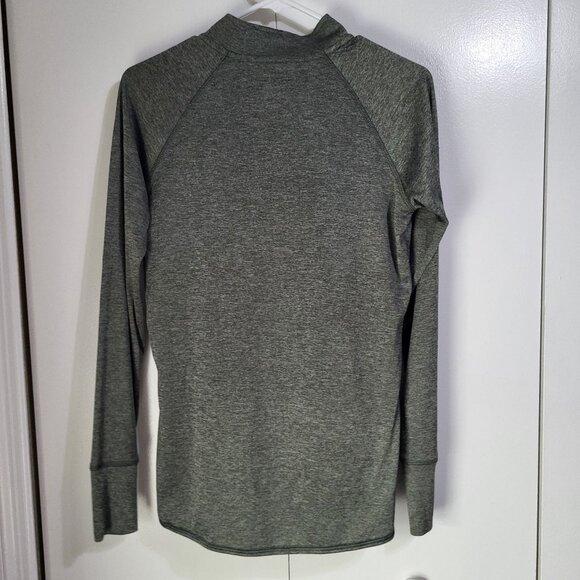 BAW Athletic Running 1/4 Zip Long Sleeve Shirt Top Women's SZ Small Gray XT425H - Picture 3 of 9
